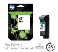 Original HP 45 High Capacity Black Ink Cartridge 51645A