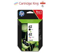 Original HP 62 combo pack of cartridges for HP Envy 5546 Photo All-in-One printe