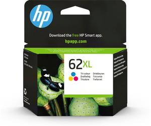 Original HP 62XL Cyan, Magenta, Yellow Tri-Colour Ink Cartridge (C2P07AE)