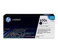 Original HP 650A Black Toner Cartridge (CE270A)