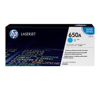 Original HP 650A Cyan Toner Cartridge (CE271A)