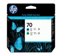 Original HP 70 Blue and Green Printhead (C9408A)