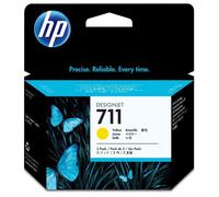HP CZ136A/711 Ink cartridge yellow 29ml Pack=3 for HP DesignJet T 520