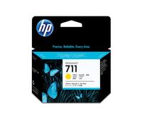 Original HP 711 Yellow Multipack of Ink Cartridge (CZ136A)