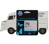 Original HP 712 Cyan Ink Cartridge Reduced Warehouse - 3ED67A