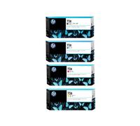 Original HP 728 Extra High Capacity Ink Cartridge Multipack