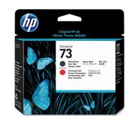 Original HP 73 Matte Black and Chromatic Red Printhead (CD949A)