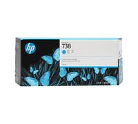 Original HP 738 High Capacity Cyan Ink Cartridge (676M6A)