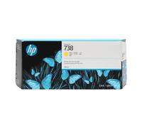 Original HP 738 High Capacity Yellow Ink Cartridge (676M8A)