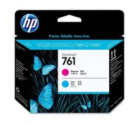 Original HP 761 Magenta and Cyan Printhead (CH646A)