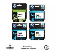 Original HP 903XL BK & HP 903 CMY Ink Cartridges For Officejet 6950 All-in-One