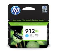 Original HP 912XL High Capacity Cyan Ink Cartridge (3YL81AE)