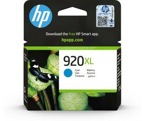 Original HP 920XL Cyan Ink Cartridge (CD972AE)