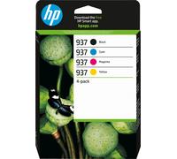 HP 937 CMYK Original Ink Cartridge 4-Pack