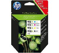 HP 950XL High Yield Black/951XL High Yield Cyan/Magenta/Yellow 4-pack Original Ink Cartridges ink cartridge 4 pc(s) High (XL) Yield Black, Cyan, Magenta, Yellow