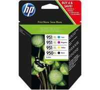 Original HP 950XL/951XL Ink Cartridges Black/Cyan/Magenta/Yellow No Box