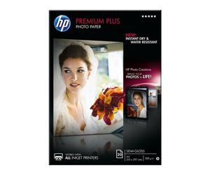 Original HP A4 Premium Plus Semi Gloss Photo Paper, 300gsm - 20 Sheets (CR673A)