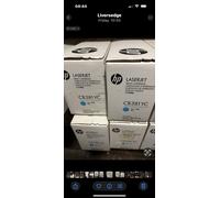 Original HP CB381YC 824A CYAN Toner Cartridge LaserJet