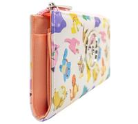 Original Iconic Generation One Red & Blue Monsters Purse Zipper Coin Pocket & Card Holder, White