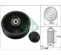 Original INA Deflection/Guide Pulley Ribbed Belt 532 0242 10 for Volvo
