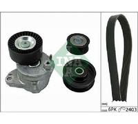 Original INA V-Ribbed Belt Set 529 0034 10 for Mercedes-Benz
