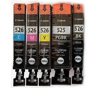 Original Ink Cartridges 525 526 bk/c/m/y Bulk Compatible with Canon Pixma Mg5200 Mg5350 Mg5250 Mg5300 Ip4850 Ip4800 Mx885 Ip4950 Ip4848484848484840 Ix655 0 Mg5120 Mg6120 Mg6250 Mg8120 Mg8150 Mx715
