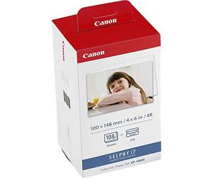 Original Ink Suitable for Canon Selphy CP 810 Canon KP-108IN 3115B001 - Premium - Photo - 108 Pages