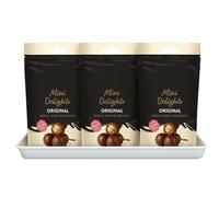 Original Irish Cream Mini Delights 3 x 102g - Premium Milk Chocolate Truffles with Creamy Filling - Multipack Sweets for Party Bag Favor, Halloween Treat, Christmas Stocking Filler, Birthday Gift