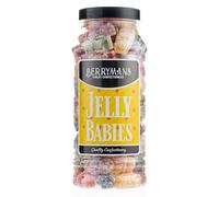 Original Jelly Babies Retro Sweets Gift Jar By Berrymans Sweet Shop - Classic Sweets, Traditional Taste.