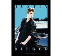 Original Justin Bieber Car Flag in Fabric, Multi-Colour, 75 x 110 cm