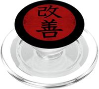 Original Kaizen Kanji Calligraphy Kaizen PopSockets PopGrip for MagSafe