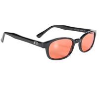 Original KD's 2128 Biker Sunglasses with Orange Lenses