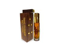 Original Kesar Chandan 8ml (Original Kesar & Sandal Inside) with Handcrafted Wooden Box Pure Alcohol Free Attar