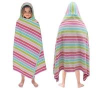 ORIGINAL KIDS Hooded Bath Towel, 100% Cotton Terry Towel, Large Hooded Bath Towel for Kids, Shower, Pool, Beach, Super Soft, Absorbent, Quick Drying