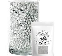 original kikan 10000 pcs Clear/Transparent Water Beads Water Gel Balls Vase Filler Beads,Vase Fillers for Floating Pearls, Floating Candle Making, Wedding Centrepiece, Floral Arrangement