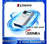 Original Kingston Kyson USB 3.2 High Speed Pen Drive Portable Memory Stick 64GB-256GB Data Storage U Disk for Office Travel