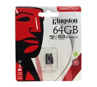 Original Kingston Technology 16GB/32GB/64GB/128GB Mini Genuine Micro SD Memory Card for Tablet, Mobile, Black (64GB)