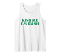 Original Kiss Me I'm Irish Funny Quote St Patricks Day Tank Top