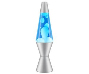 Original Lava Company The Original Lava Lamp, White/ Blue Retro Lava Lamp, 14.5" Tall