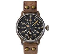 Original Leipzig Heirloom Aviator Watch by Laco - Made in Germany - 42 mm Diameter High Quality Hand Winding Clock - Model B - Unique Quality Outstanding Finish - Waterproof - Since 1925