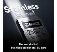 Original Lexar V60 U3 ARMOR SILVER PRO SDXC UHS-II Memory Card 256GB 512GB Max 280Mb/s Read SD Card 6K 30P Video Camera Cards