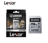 Original Lexar V60 U3 ARMOR SILVER PRO SDXC UHS-II Memory Card 256GB 512GB Max 280Mb/s Read SD Card 6K 30P Video Camera Cards