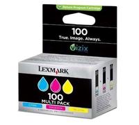 Original Lexmark 100 Return Program 3 Colour Cartridge Multipack (14N0849)