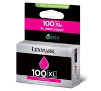 Lexmark Cartridge No. 100XL - Print cartridge - High Yield - 1 x magenta - 600 p
