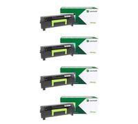 Original Lexmark 20N20K0 Return Program Toner Value Pack (B/C/M/Y)