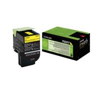 LEXMARK 702XY toner cartridge yellow extra high capacity 4.000 pages 1-pack return program