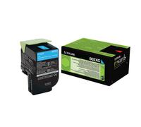 Original Lexmark 802XC Cyan Toner Cartridge