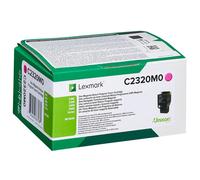 Original Lexmark C2320M0 Magenta Return Program Toner Cartridge (C2320M0)