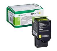 Original Lexmark C242XY0 Extra High Capacity Yellow Return Program Toner