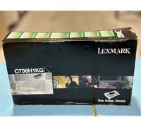 ORIGINAL LEXMARK HC BLACK TONER CARTRIDGE (C736H1KG) - C736/X736/X738